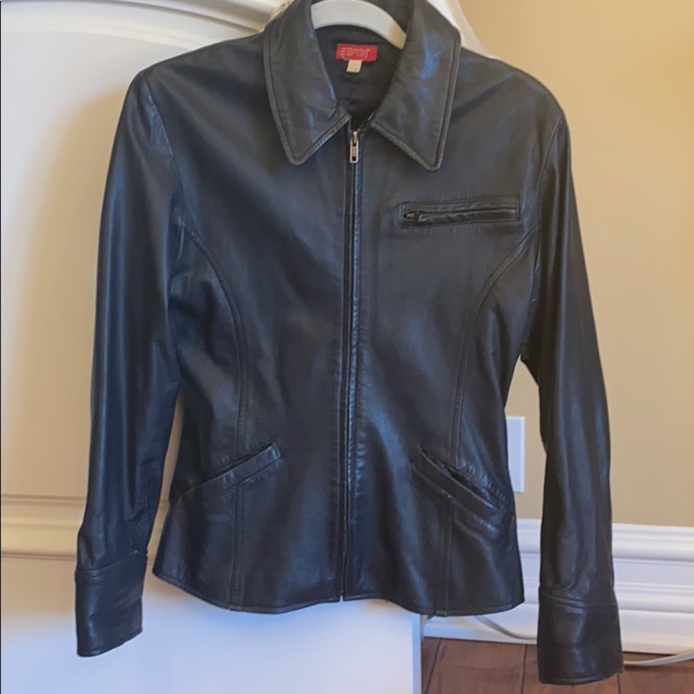 Esprit leather jacket